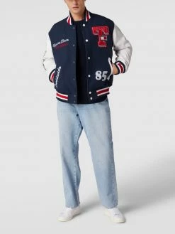 Blitzangebot ? Tommy ? Jeans College-Jacke Mit Label-Details - Marineblau ?