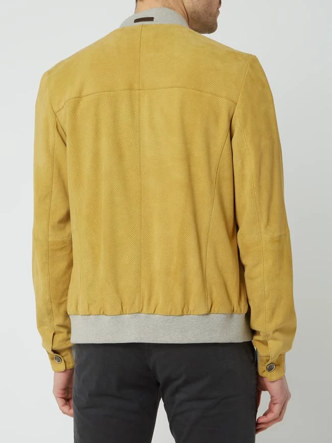 Rabatt ? GimoS Lederblouson Mit Perforierungen - Gelb ? 5 Rabatt ? GimoS Lederblouson Mit Perforierungen - Gelb ? – Bild 5