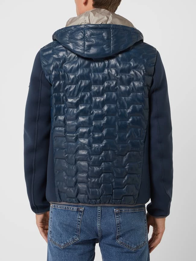 Auslauf ? Milestone Lederjacke Mit Abnehmbarer Kapuze Modell 'Darwin' - Royalblau ? 5 Auslauf ? Milestone Lederjacke Mit Abnehmbarer Kapuze Modell 'Darwin' - Royalblau ? – Bild 5