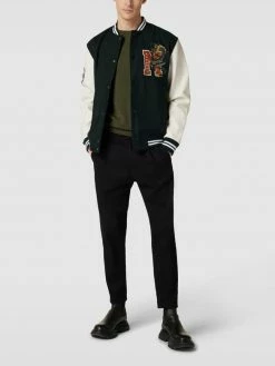 Top 10 ? MCNEAL College-Jacke Mit Seitlichen Eingrifftaschen - Dunkelgrün ?