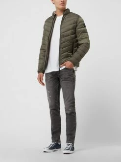 Bestes Angebot ? Tom Tailor Light-Steppjacke Mit Stehkragen - Wasserabweisend - Olivgrün ?