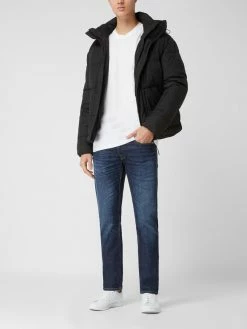 Neu ? Tom Tailor Denim Steppjacke Mit Abnehmbarer Kapuze - Wasserabweisend - Schwarz ✔️