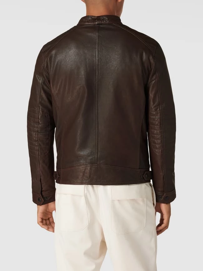 Budget ? JOOP! Collection Lederjacke Mit Stehkragen Modell 'Peel' - Schlamm ? 5 Budget ? JOOP! Collection Lederjacke Mit Stehkragen Modell 'Peel' - Schlamm ? – Bild 5