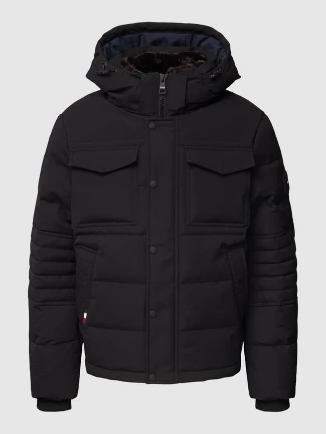 Großhandel ? Tommy Hilfiger Steppjacke Mit Label-Detail Modell 'UTILITY BOMBER' - Schwarz ? 2 Großhandel ? Tommy Hilfiger Steppjacke Mit Label-Detail Modell 'UTILITY BOMBER' - Schwarz ? – Bild 2