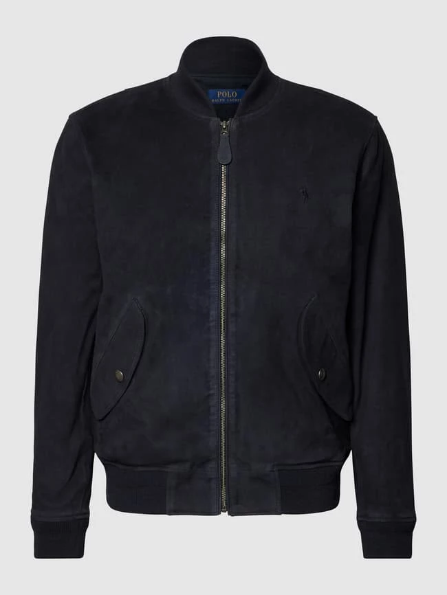 Angebote ? Polo Ralph Lauren Bomberjacke Aus Wildleder - Marineblau ⌛ 2 Angebote ? Polo Ralph Lauren Bomberjacke Aus Wildleder - Marineblau ⌛ – Bild 2
