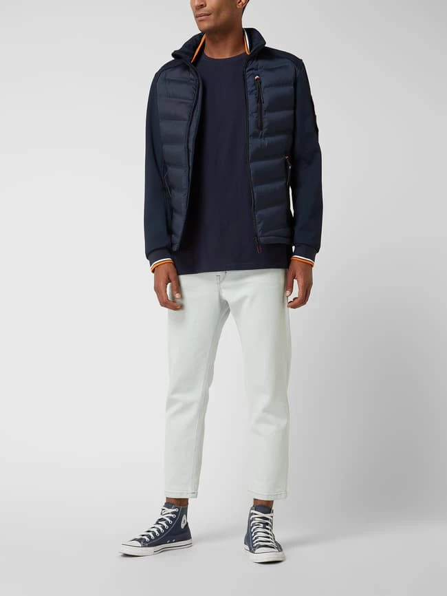 Bester Verkauf ✔️ Tom Tailor Jacke Mit Kontrasteinsätzen - Marineblau ? 1 Bester Verkauf ✔️ Tom Tailor Jacke Mit Kontrasteinsätzen - Marineblau ?