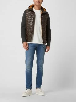 LACOSTE SHOP 23 Blitzangebot ? Milestone Lederjacke Mit Abnehmbarer Kapuze Modell 'Darwin' - Dunkelbraun ?