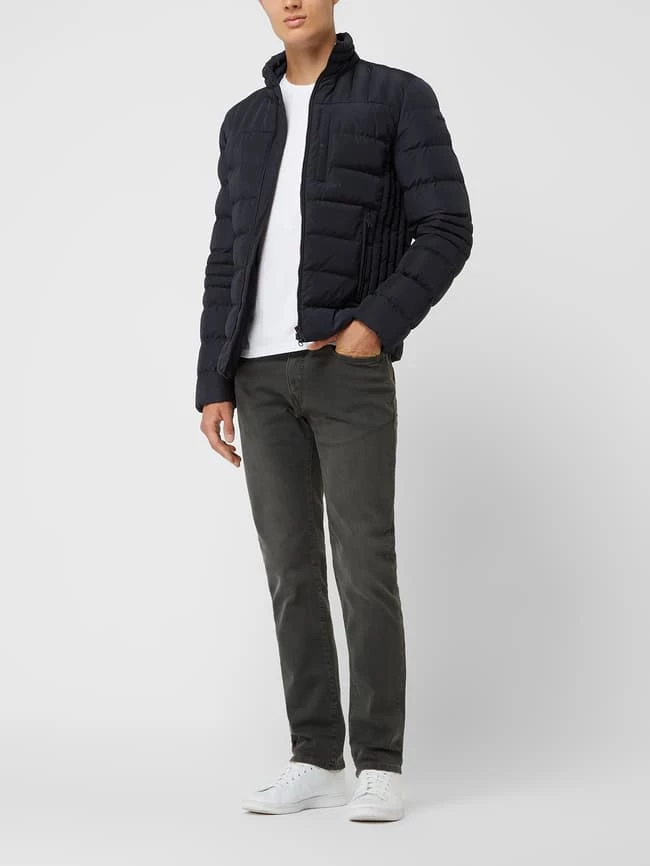 Billig ❤️ Geox Steppjacke Mit Stehkragen - Wasserabweisend - Marineblau ? 1 Billig ❤️ Geox Steppjacke Mit Stehkragen - Wasserabweisend - Marineblau ?