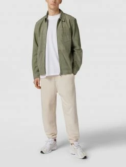 Bestes Angebot ? Tiger Of Sweden Lederjacke Mit Brusttasche - Schilf ✨