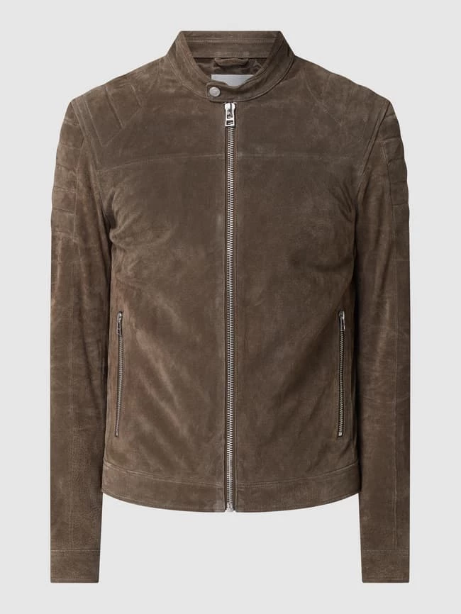 Aktion ? Goosecraft Lederjacke Im Biker-Look - Taupe ? 2 Aktion ? Goosecraft Lederjacke Im Biker-Look - Taupe ? – Bild 2