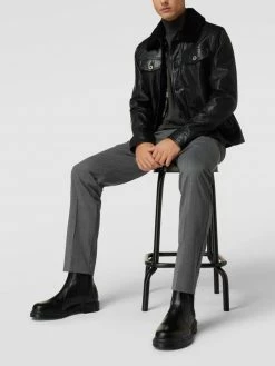 Angebote ? JOOP! ? Jeans Lederjacke Mit Label-Details - Mittelbraun ✨