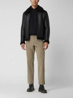 Angebote ✨ Goosecraft Lederjacke Aus Lammshearling Modell 'Lammy' - Schwarz ?