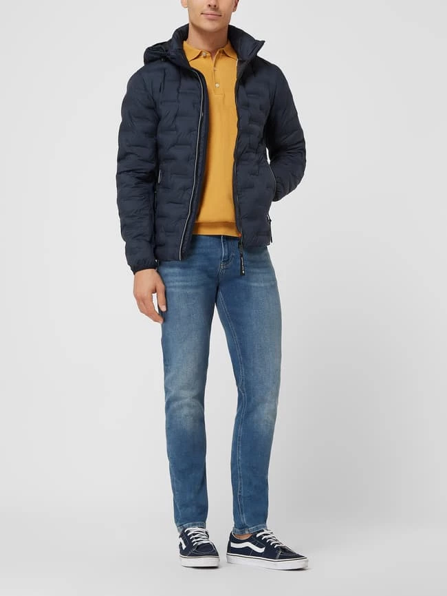 Am billigsten ? Tom Tailor Steppjacke Mit Abnehmbarer Kapuze - Wasserabweisend - Marineblau ? 1 Am billigsten ? Tom Tailor Steppjacke Mit Abnehmbarer Kapuze - Wasserabweisend - Marineblau ?