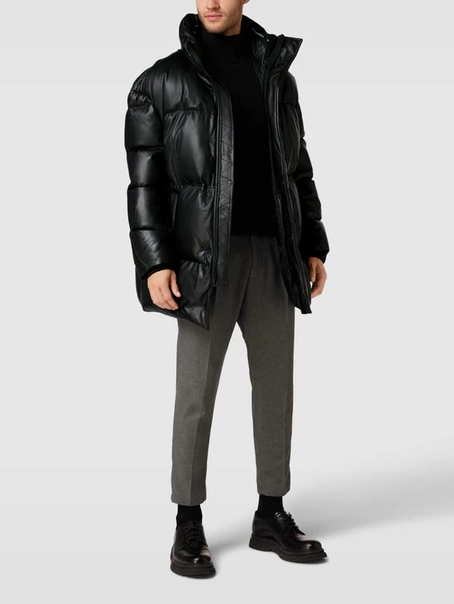 Top 10 ? Emporio Armani Daunenjacke Aus Echtem Leder - Schwarz ? 1 Top 10 ? Emporio Armani Daunenjacke Aus Echtem Leder - Schwarz ?