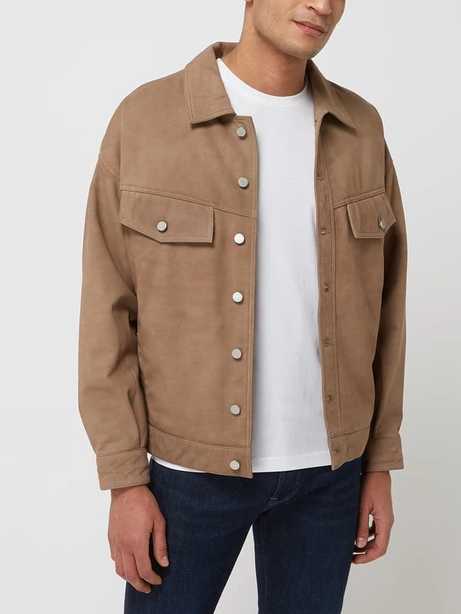 Blitzangebot ? YOUNG POETS SOCIETY Oversized Lederjacke Mit Umlegekragen Modell 'Lex' - Sand ? 4 Blitzangebot ? YOUNG POETS SOCIETY Oversized Lederjacke Mit Umlegekragen Modell 'Lex' - Sand ? – Bild 4