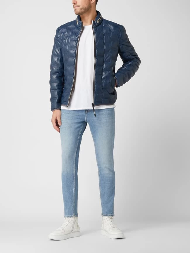 Am billigsten ? Milestone Lederjacke Mit Steppnähten Modell 'Aversa' - Royalblau ? 1 Am billigsten ? Milestone Lederjacke Mit Steppnähten Modell 'Aversa' - Royalblau ?