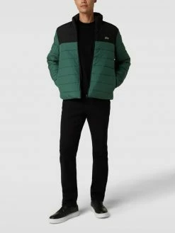 Bestes Angebot ? Lacoste Steppjacke Mit Label-Stitching Modell 'BLOUSON' - Olivgrün ✔️