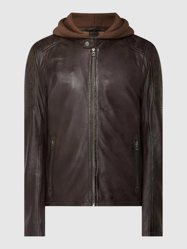 Bester Verkauf ? Gipsy Regular Fit Lederjacke Im Biker-Look Modell 'Rylo' - Dunkelbraun ? 2 Bester Verkauf ? Gipsy Regular Fit Lederjacke Im Biker-Look Modell 'Rylo' - Dunkelbraun ? – Bild 2