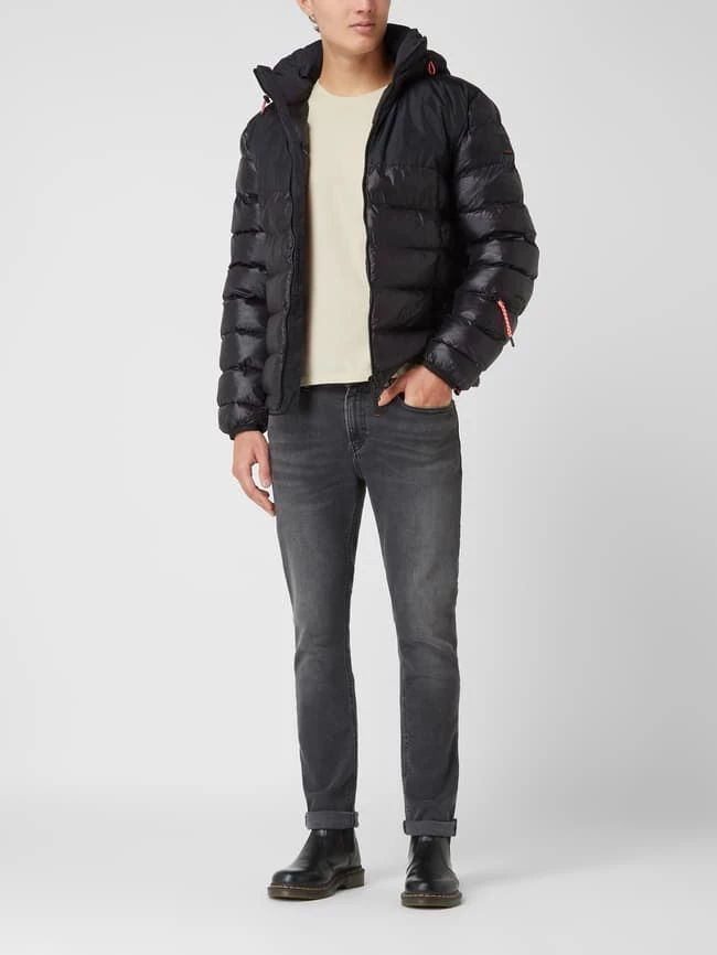 Budget ? FIRE + ICE Steppjacke Mit Kapuze Modell 'Hanson' - Schwarz ? 1 Budget ? FIRE + ICE Steppjacke Mit Kapuze Modell 'Hanson' - Schwarz ?