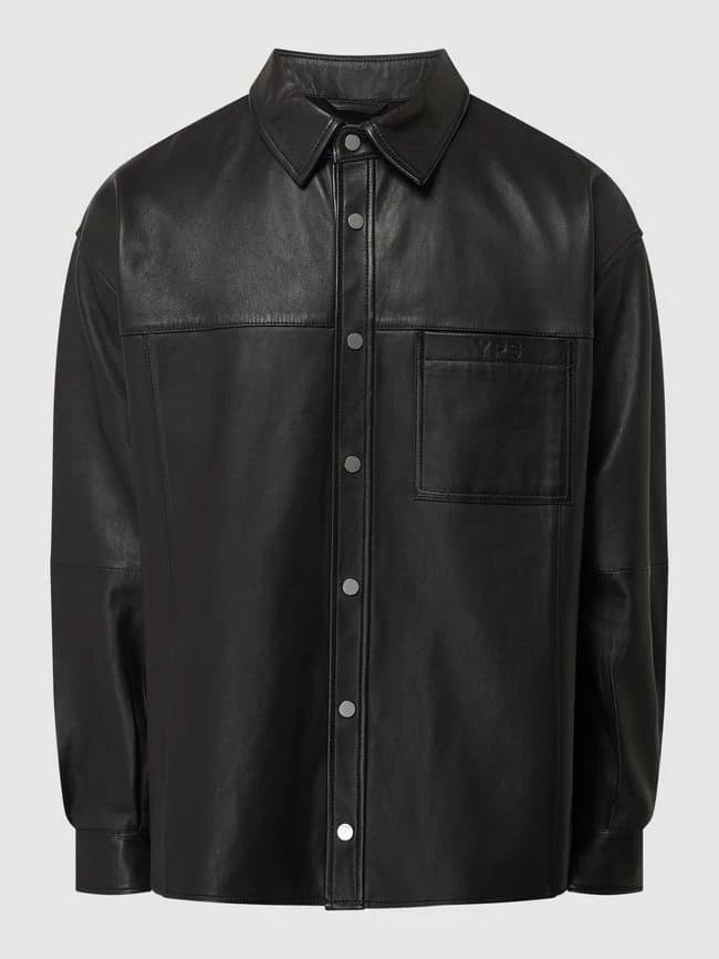Blitzangebot ⌛ YOUNG POETS SOCIETY Hemdjacke Aus Leder Modell 'Adan' - Schwarz ? 2 Blitzangebot ⌛ YOUNG POETS SOCIETY Hemdjacke Aus Leder Modell 'Adan' - Schwarz ? – Bild 2