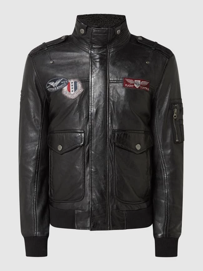 Bestes Angebot ? Gipsy Regular Fit Lederblouson Mit Ärmeltasche Modell 'Cruise' - Schwarz ? 2 Bestes Angebot ? Gipsy Regular Fit Lederblouson Mit Ärmeltasche Modell 'Cruise' - Schwarz ? – Bild 2