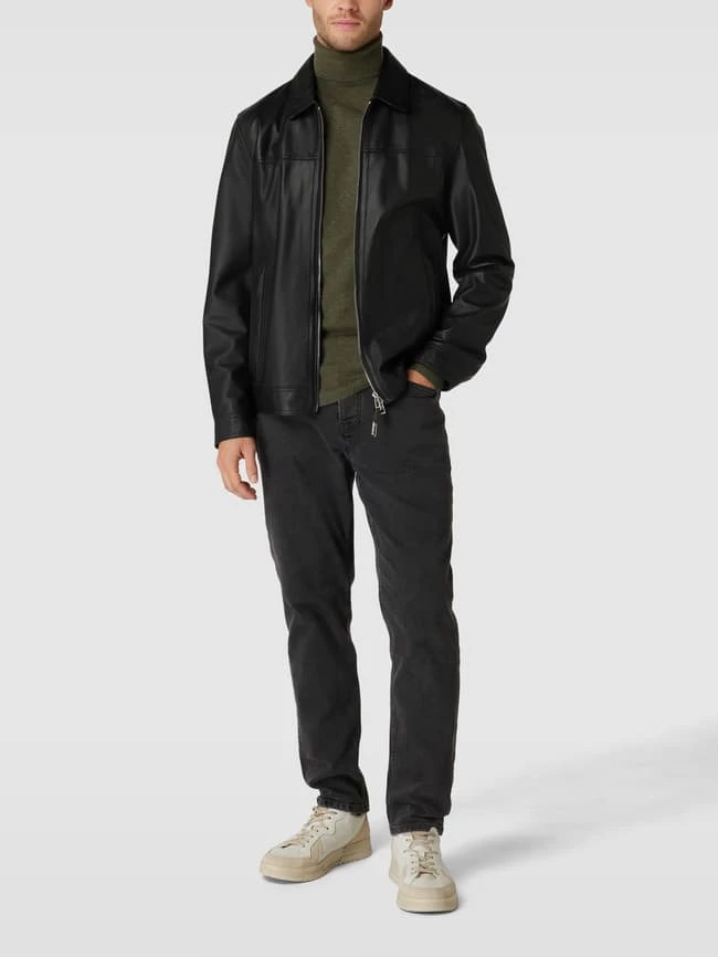 Rabatt ? Windsor Lederjacke Mit Kentkragen Modell 'Bareto' - Schwarz ✔️ 1 Rabatt ? Windsor Lederjacke Mit Kentkragen Modell 'Bareto' - Schwarz ✔️