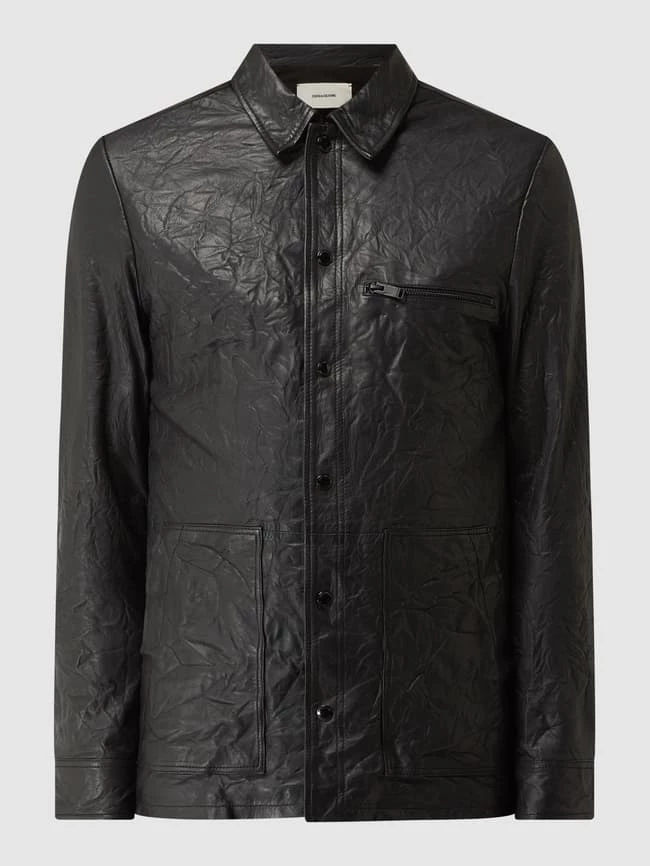 Bestpreis ? Zadig & Voltaire Lederjacke Aus Lammleder Modell 'Blade' - Schwarz ? 2 Bestpreis ? Zadig & Voltaire Lederjacke Aus Lammleder Modell 'Blade' - Schwarz ? – Bild 2