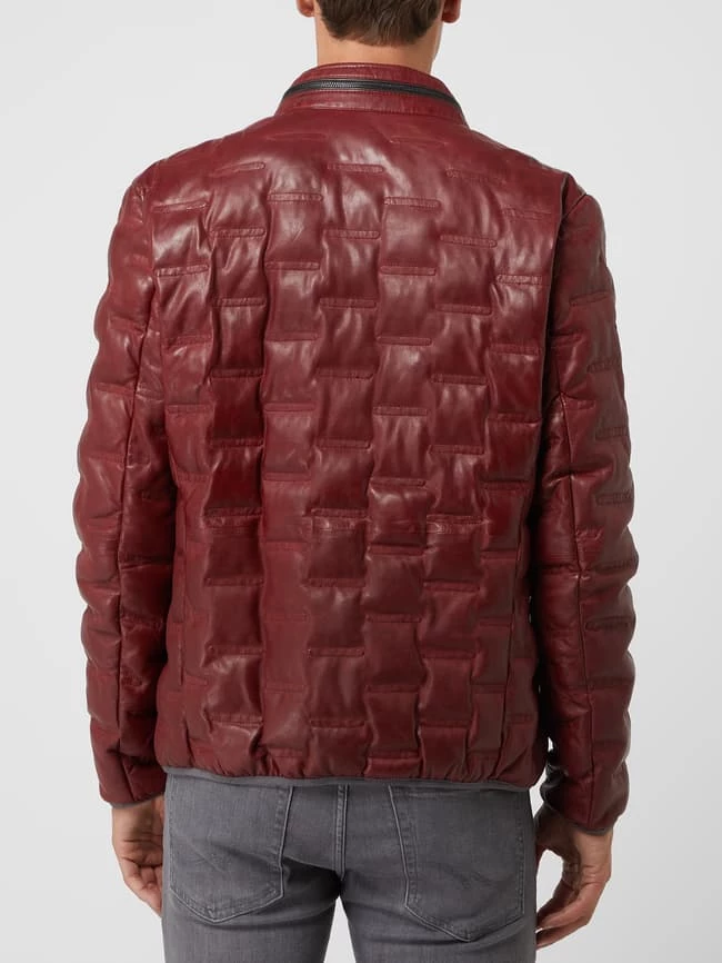 Am billigsten ? Milestone Lederjacke Mit Steppnähten Modell 'Aversa' - Rot ⭐ 5 Am billigsten ? Milestone Lederjacke Mit Steppnähten Modell 'Aversa' - Rot ⭐ – Bild 5