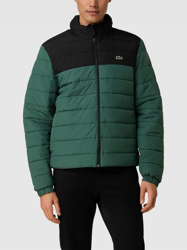 Bestes Angebot ? Lacoste Steppjacke Mit Label-Stitching Modell 'BLOUSON' - Olivgrün ✔️ 4 Bestes Angebot ? Lacoste Steppjacke Mit Label-Stitching Modell 'BLOUSON' - Olivgrün ✔️ – Bild 4