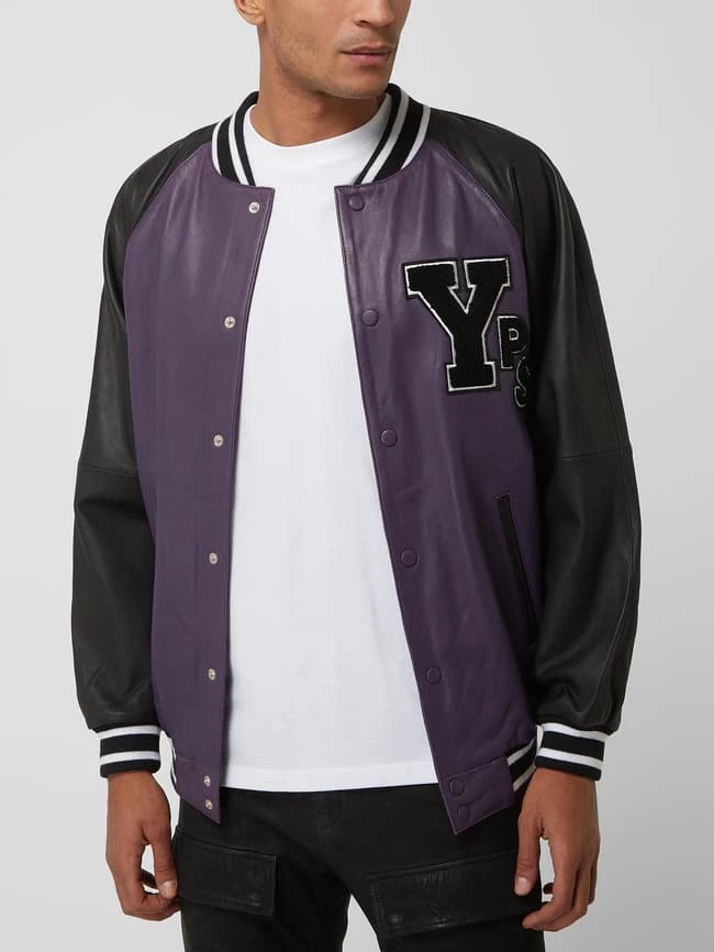 Coupon ? YOUNG POETS SOCIETY Oversized Blouson Aus Leder Modell 'Axl' - Lila ? 4 Coupon ? YOUNG POETS SOCIETY Oversized Blouson Aus Leder Modell 'Axl' - Lila ? – Bild 4