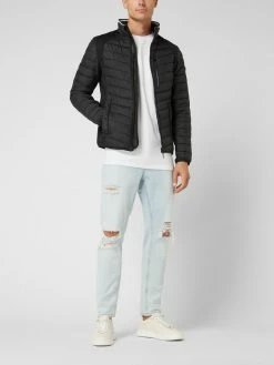 LACOSTE SHOP 4 Bestpreis ? Tom Tailor Steppjacke Mit Stehkragen - Wasserabweisend - Schwarz ✨