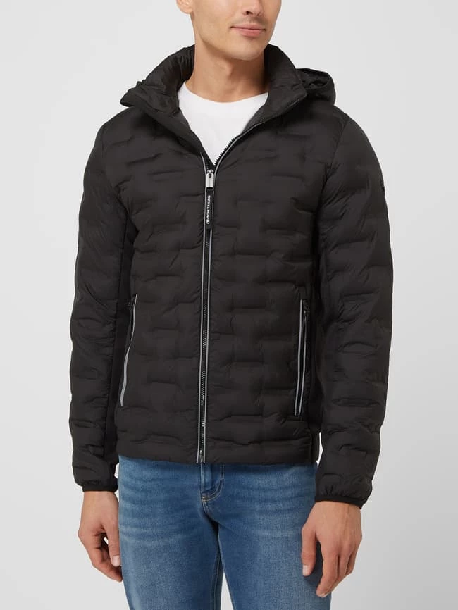 Auslauf ? Tom Tailor Steppjacke Mit Abnehmbarer Kapuze - Wasserabweisend - Schwarz ? 4 Auslauf ? Tom Tailor Steppjacke Mit Abnehmbarer Kapuze - Wasserabweisend - Schwarz ? – Bild 4