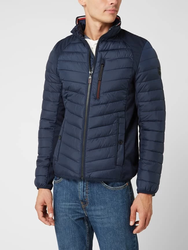 Besorgen ? Tom Tailor Steppjacke Mit Stehkragen - Wasserabweisend - Marineblau ? 4 Besorgen ? Tom Tailor Steppjacke Mit Stehkragen - Wasserabweisend - Marineblau ? – Bild 4